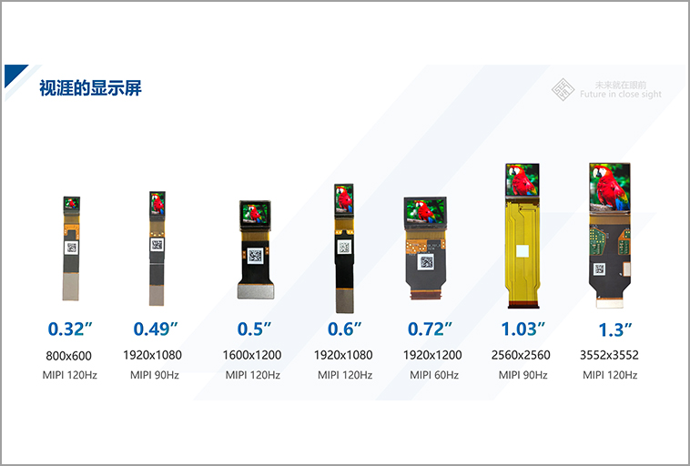 视涯科技：0.49硅基OLED显示屏